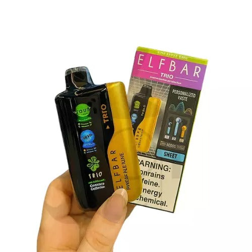 3 Pod Descartável Trio 40K - 40000 puffs | Elf Bar Blue Ice